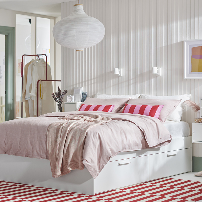 IKEA-brimnes luroy cift kisilik baza 79902935