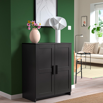 IKEA-brimnes siyah 78x95 cm bufe 80300660 01