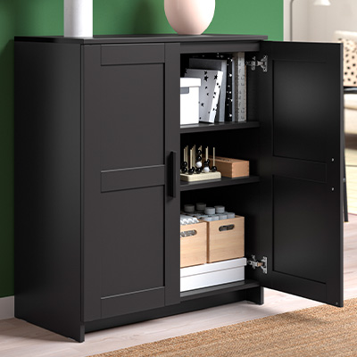IKEA-brimnes siyah 78x95 cm bufe 80300660 02