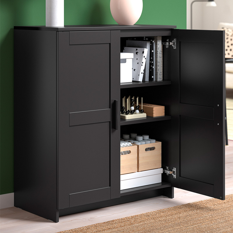 IKEA-brimnes siyah 78x95 cm bufe 80300660 05