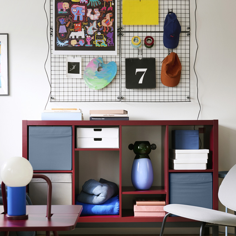IKEA-drona mavi 33x38x33 cm kutu 00580810 01