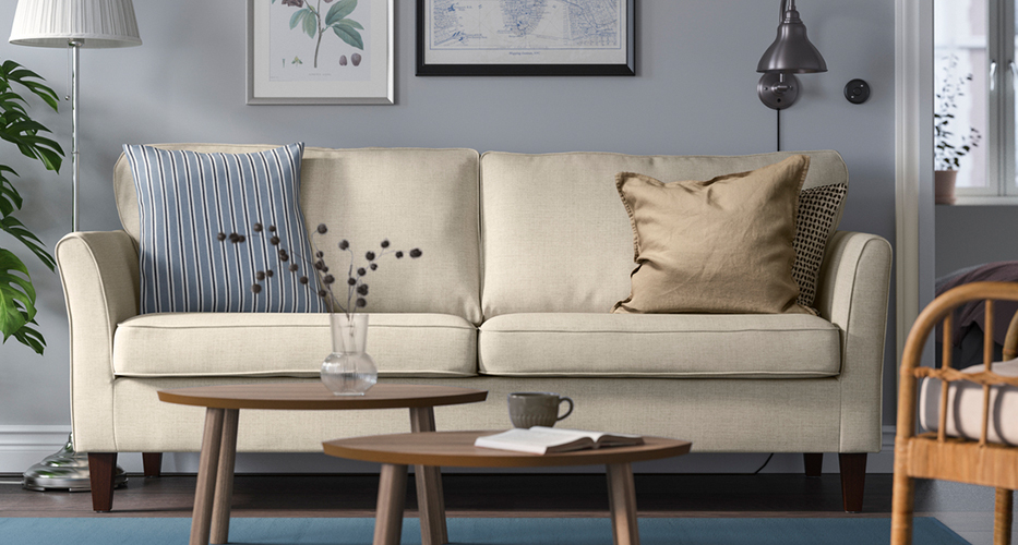 IKEA-ekholma uclu kanepe