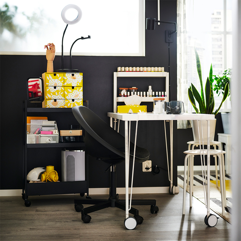 IKEA-eldberget malska calisma sandalyesi