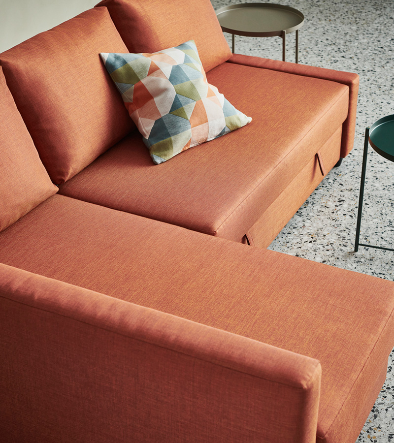 IKEA-friheten bazali yatakli kose kanepe 1