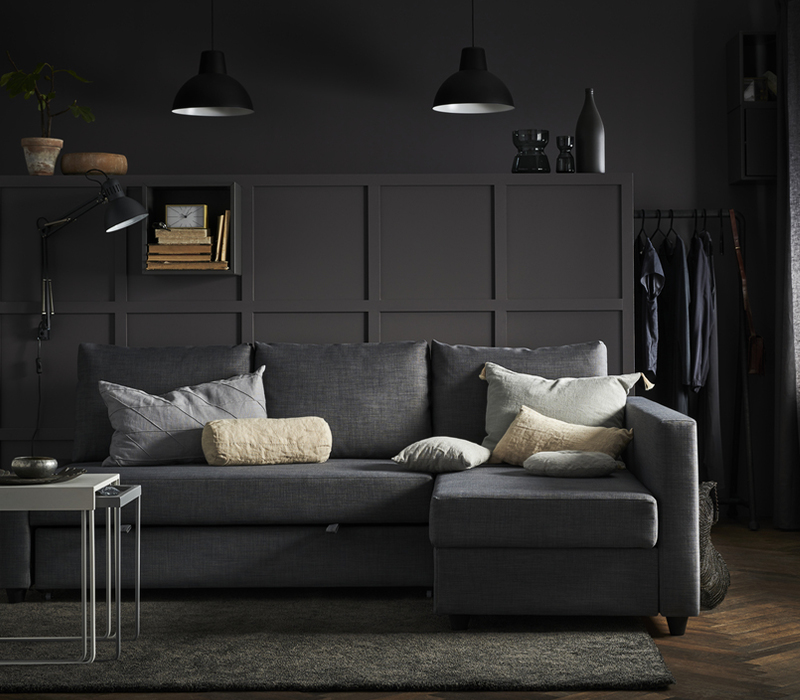 IKEA-friheten bazali yatakli kose kanepe
