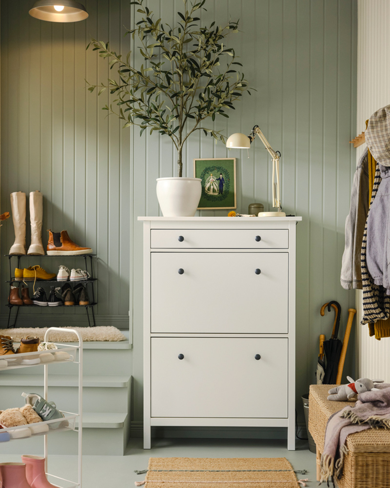IKEA-hemnes ayakkabi dolabi