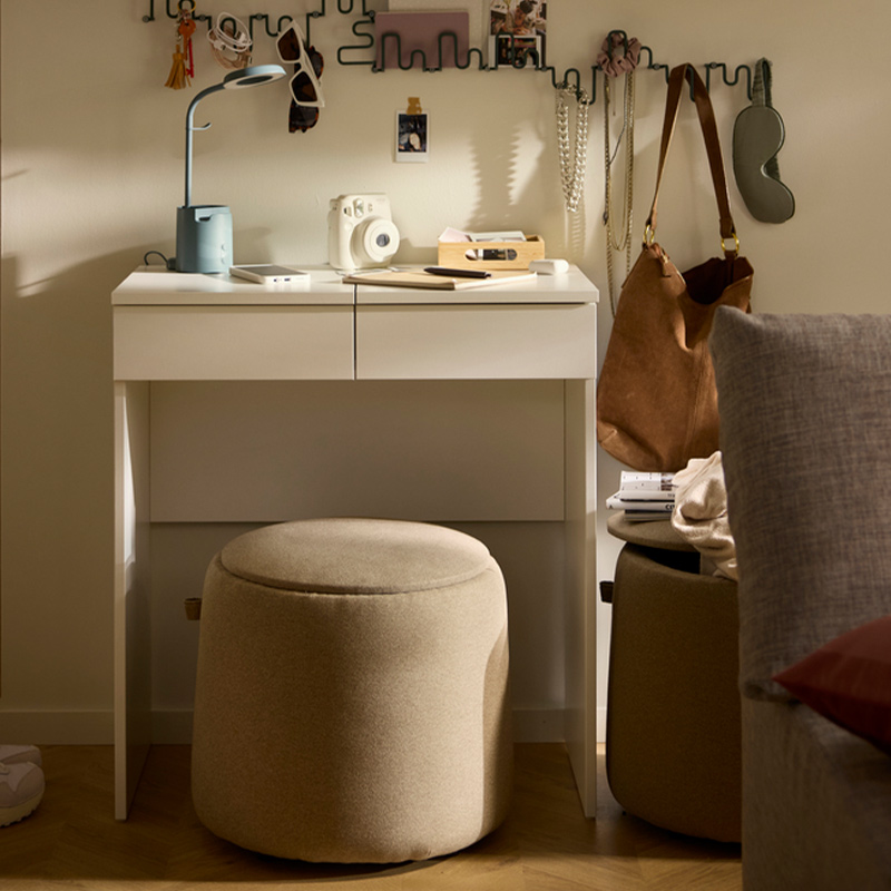 IKEA-spantad acik gri vakumlu hurc