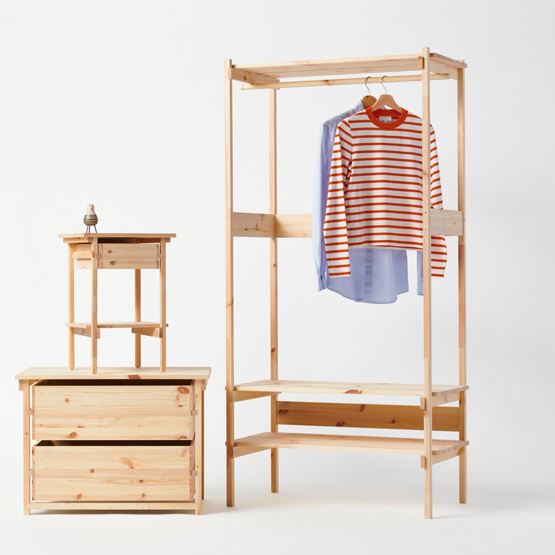 IKEA-kronoren acik gardirop