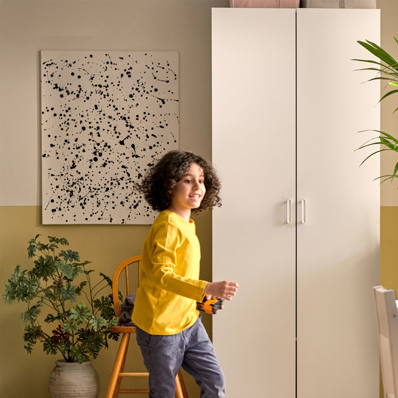 IKEA-lastare beyaz 80x62x200 cm lastare gardirop 89602875 01