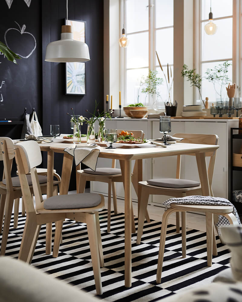 IKEA-lisabo disbudak kaplama 2 kisilik mutfak masasi 01