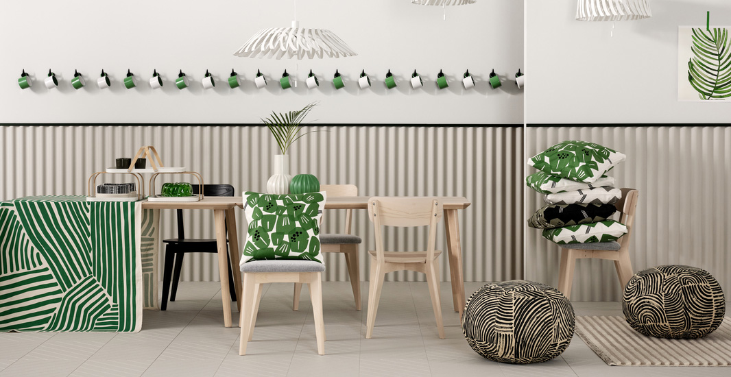 IKEA-lisabo dosemeli ahsap sandalye