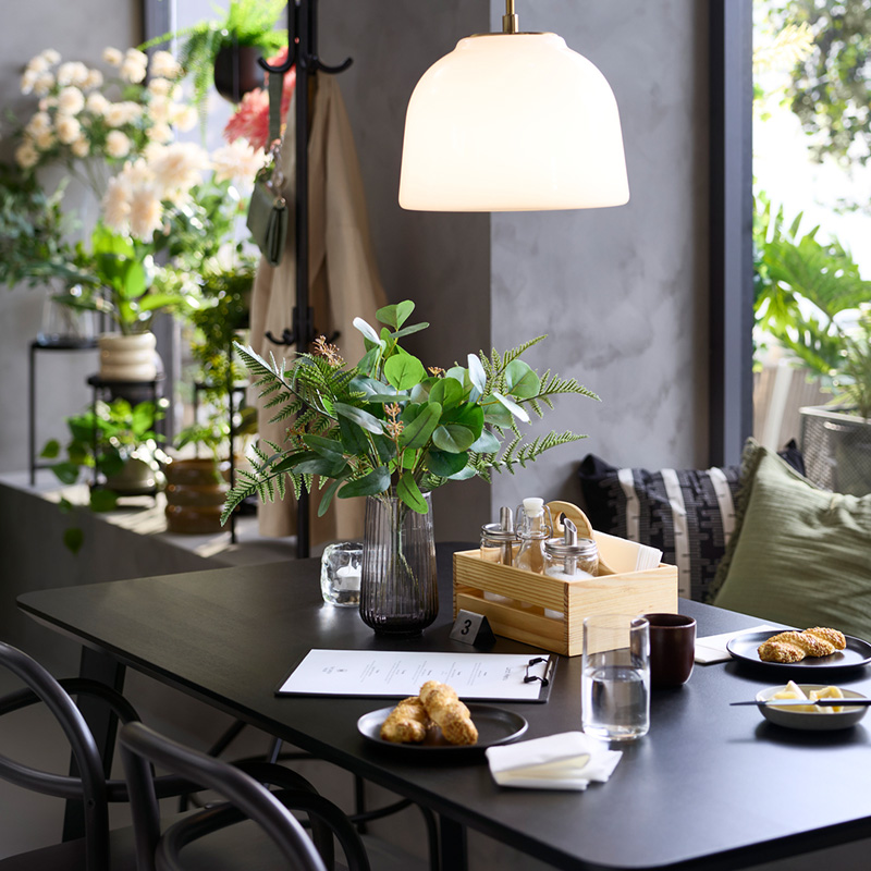 IKEA-lisabo siyah 4 kisilik mutfak masasi 80382439 02
