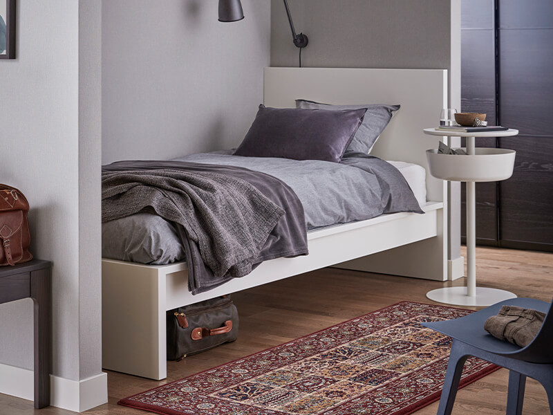 IKEA-malm luroy beyaz 90x200 cm tek kisilik karyola 01