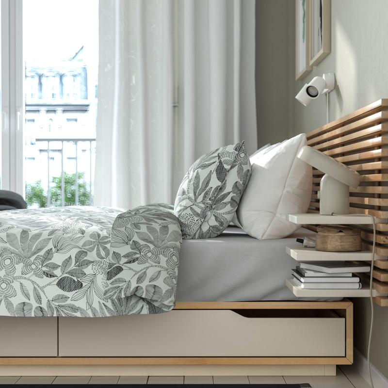 IKEA-bleckberget klovsta beyaz gri calisma sandalyesi