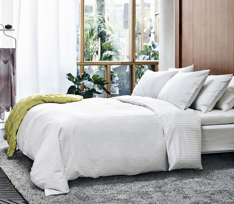 IKEA-nattjasmin cift kisilik nevresim seti