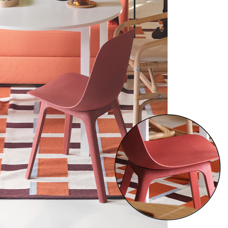 IKEA-odger kirmizi plastik sandalye app