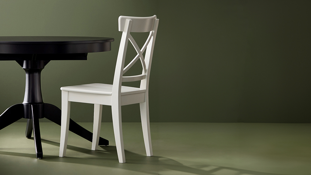 IKEA-rosentorp ahsap sandalye