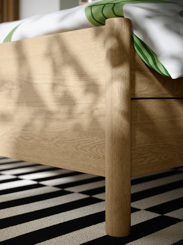 IKEA-tonstad lonset mese kaplama 180x200 cm cift kisilik karyola 09496666 03