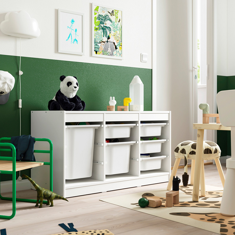 IKEA-trofast beyaz 42x30x23 cm saklama kutusu 40582100
