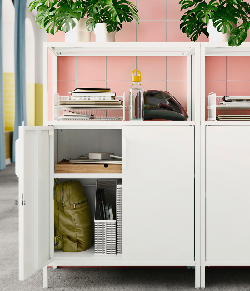IKEA-trotten beyaz 70x110 cm ofis dolabi 30474771