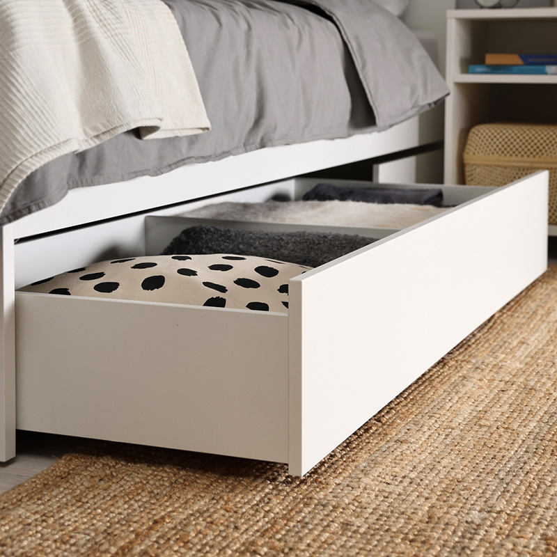 IKEA-vihals beyaz tek kisilik karyola 2