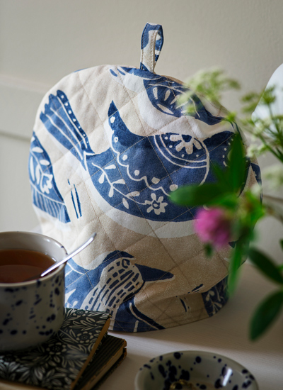 IKEA-bittersota bej mavi kesilmis kumas