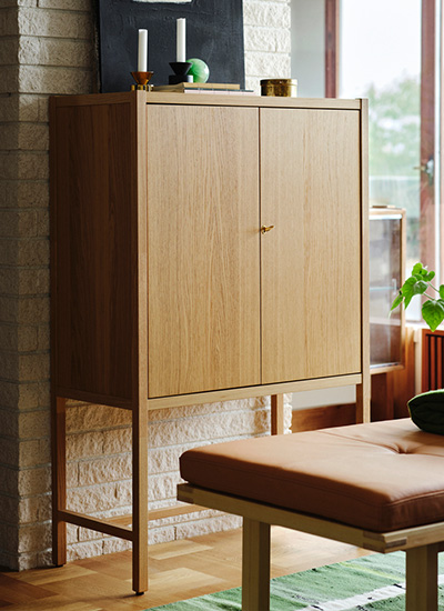 IKEA-stockholm kapakli dolap