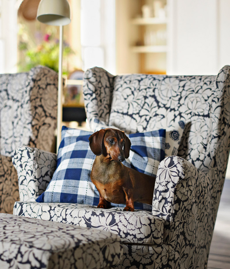 IKEA-strandmon ribersborg tekli koltuk kilifi