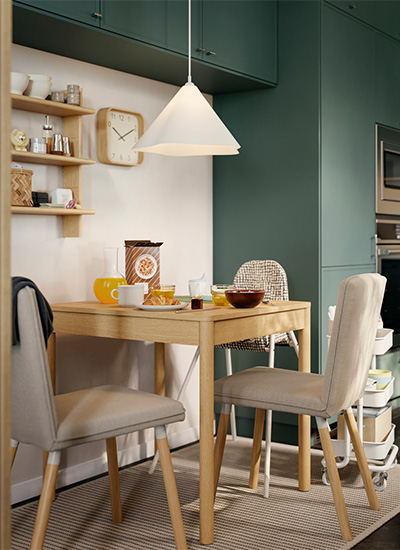 IKEA-tonstad yemek masasi
