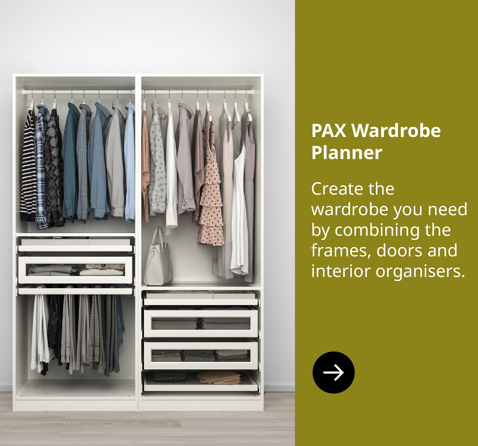 PAX Wardrobes Models and Prices | IKEA