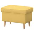 IKEA - STRANDMON, storage puff, Tibbleby yellow
