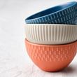 IKEA - KEJSERLIG, seramik kase seti, karışık renkler, 10 cm