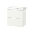 IKEA - ENHET/TVALLEN, wash-basin and cabinet, white, 64x43x65 cm