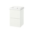 IKEA - ENHET/TVALLEN, wash-basin and cabinet, white, 44x43x65 cm