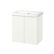 IKEA - ENHET/TVALLEN, wash-basin and cabinet, white, 64x43x65 cm