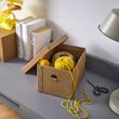 IKEA - GARDESGARD, box with lid, natural, 18x25x16 cm