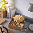 IKEA - GARDESGARD, box with lid, natural, 25x35x8 cm