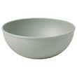 IKEA - SIMKRABBA, plastik servis kasesi, yeşil-gri, 15 cm