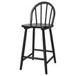 IKEA - SKOGSTA, bar chair, black, 62 cm