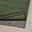IKEA - MORUM, large rug, dark green, 160x230 cm