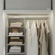 IKEA - ALTARLIDEN, clothes rail, white, 80 cm