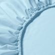 IKEA - DVALA, fitted sheet, light blue, 80x200 cm