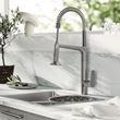 IKEA - MAJSJÖN, sink tap, metal color, 56 cm