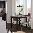 IKEA - NORDMANSSKAR, upholstered chair, black-Tonerud grey