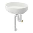 IKEA - VINDELALVEN/RANNILEN, wash-basin with water trap, white, 39x31 cm