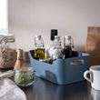 IKEA - UPPDATERA, box, grey/blue, 24x17 cm