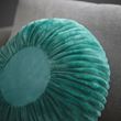 IKEA - SYRENBUSKE, lace pillow, turquoise, 38 cm