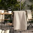 IKEA - DAGGKAPOR, throw, light beige, 130x170 cm