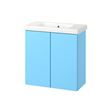 IKEA - ENHET/TVALLEN, wash-basin and cabinet, light blue, 64x33x65 cm