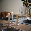IKEA - FINSMAK, candlestick, glass, 4 cm